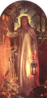 Holman Hunt (1827-1910) - The Light of the World. Uvećana slika - klikni.